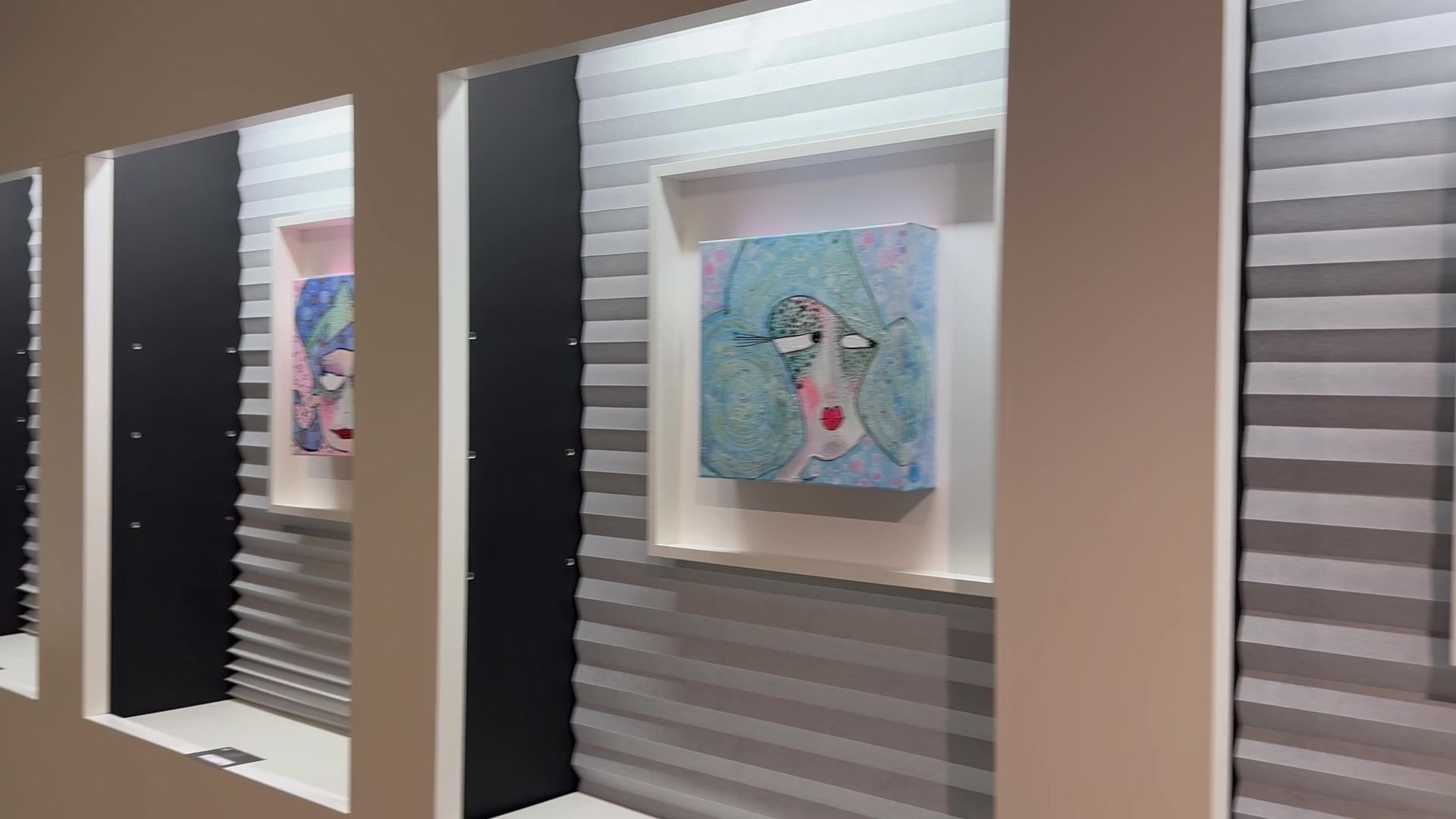 Installation view inside Arte-Wallhoff